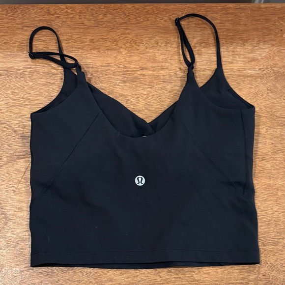 Lululemon Align Cropped Cami Tank Top *Light Support, A/B Cup Black - Picture 6 of 7
